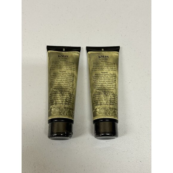 WEN by Chaz Dean Sweet Almond Mint Anti-Frizz Styling Creme 4oz SEALED New X2 - Picture 2 of 4